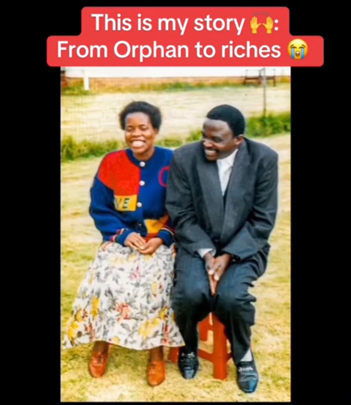 Mulalo with family before losing her parents